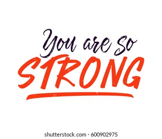 strong typography words sentence typography typographic writing script image vector icon symbol set