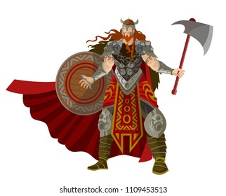 strong viking warrior