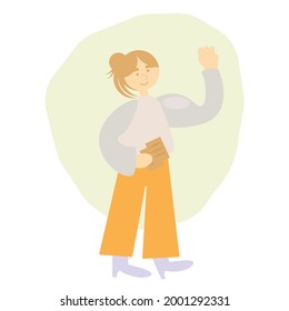 Strong women go through a lot of pressure. Image of a business woman or career woman or student
