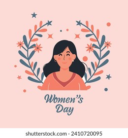 strong women's day vector poster , strong women , empowering women, 
