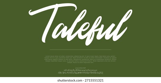 Strong yet smooth handwritten script font designed for modern logos, branding, and professional typography.