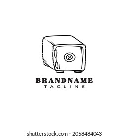 strongbox logo icon design template modern vector