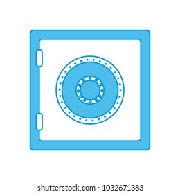 Strongbox money isolated