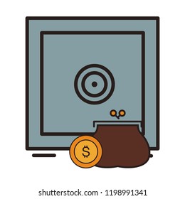 Strongbox money symbol