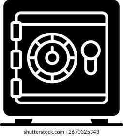 Strongbox New Creative Icon Design Vektor