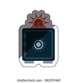 Strongbox safety symbol icon vector illustration graphic design