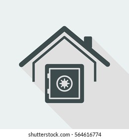 Strongbox service - Vector web icon