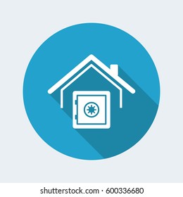 Strongbox service - Vector web icon