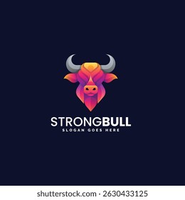 Strongbull Colorful Logo Design Template