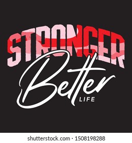 stronger better life cameo design 