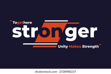 stronger motivational quotes t shirt design graphic vector
