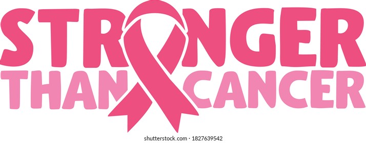 Stronger than cancer | Breast Cancer Awareness Quote