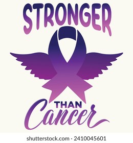 Stronger than cancer, design, Streetwear T-shirt Designs Artwork Set, Graffiti Vector Collection for Apparel and Clothing Print.