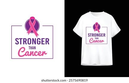 Stronger Than Cancer T-shirt Design