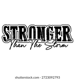 Mais Forte do que o arquivo de vetor de design Storm