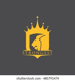 Strongest Lion Logo available in vector/illustration
