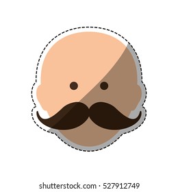 Strongman circus cartoon icon vector illustration graphic design
