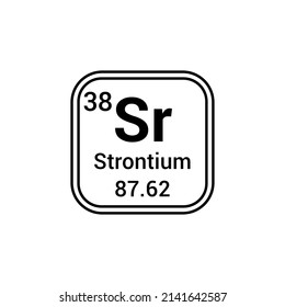 Strontium chemical element periodic table