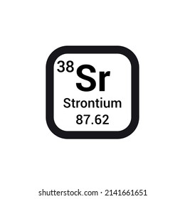 Strontium chemical element periodic table