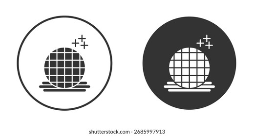 Stroopwafel cookies icon, flat vector simple element illustration from editable concept