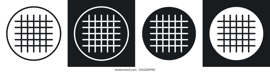 Stroopwafel cookies icon pack for app and website ui designs.