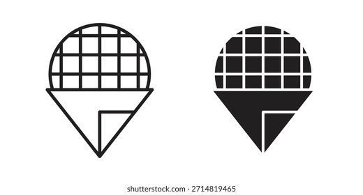 Stroopwafel icono de colección. iconos simples modernos para el Web