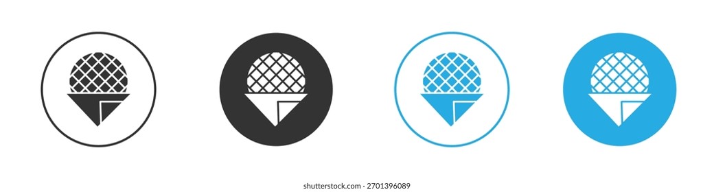 Stroopwafel icon. Graphic icon design template