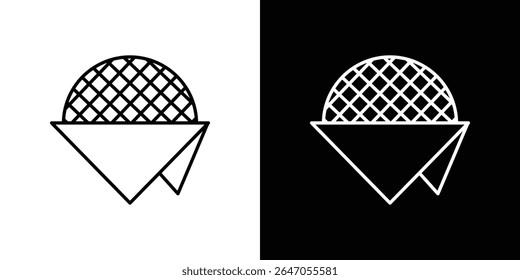 Ícone de Stroopwafel. ícone do vetor Design Gráfico. Ícones Ui Ux