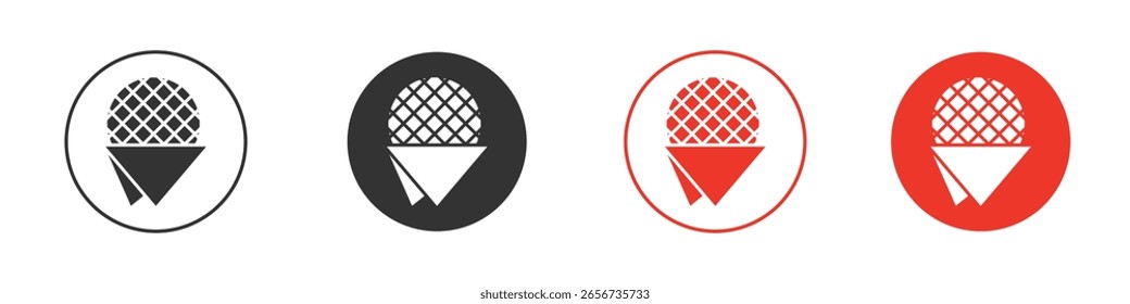 Stroopwafel icon for logo, vector sign symbol for design