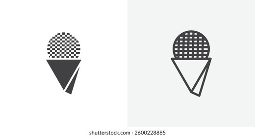 Stroopwafel icons design. vector icons for ui designs