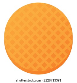 Stroopwafel isolated on white background, illustration, icon, element