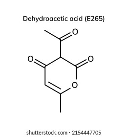 Fórmula química estructural sobre fondo blanco