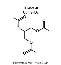 Fórmula química estructural sobre fondo blanco