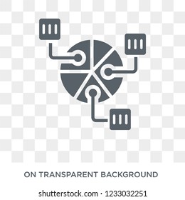 Structural Elements icon. Trendy flat vector Structural Elements icon on transparent background from Technology collection. 