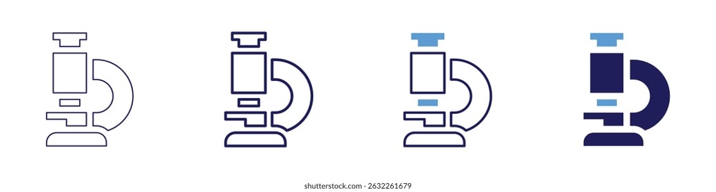 Structural fatigue icon in 4 different styles. Thin Line, Line, Bold Line, Duotone. Duotone style. Editable stroke.