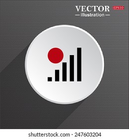 Structural gray background with shadow