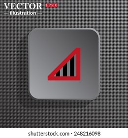 Structural gray background with shadow