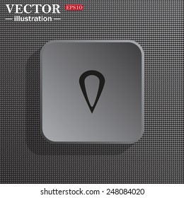 Structural gray background with shadow, gray square, gps,  vector illustration, EPS 10