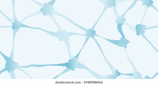 Structural intracellular lattice. Seamless neural structure. Seamless texture. Vector illustration eps-10