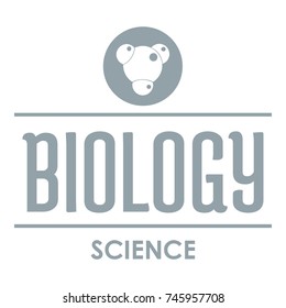 Structure biology logo. Simple illustration of structure biology vector logo for web