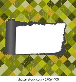 Structure of broken off paper. Vector illustration