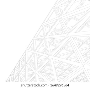 Structure building construction. Architecture industrial background