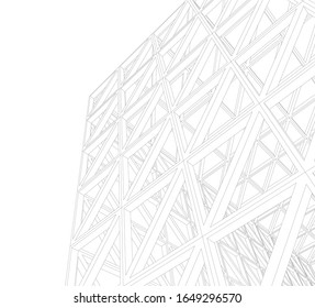 Structure building construction. Architecture industrial background
