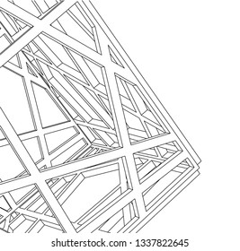 structure building construction. Industrial background