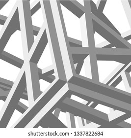 structure building construction. Industrial background