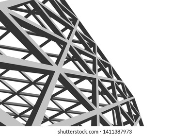 Structure building construction. Industrial background