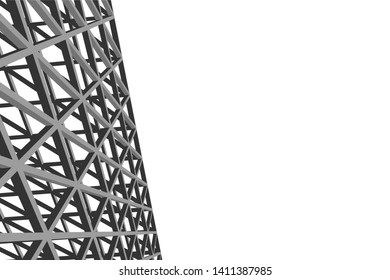Structure building construction. Industrial background