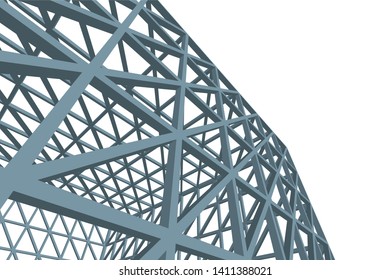 Structure building construction. Industrial background
