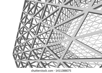 Structure building construction. Industrial background