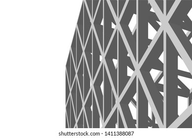 Structure building construction. Industrial background